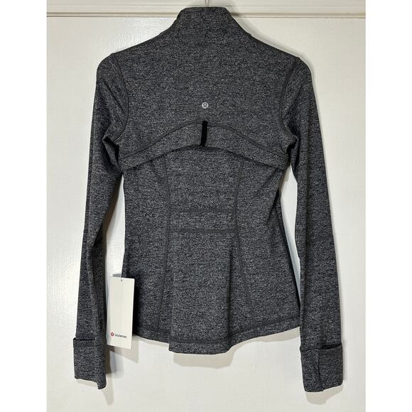 Lululemon Define Jacket Luon Heather Black Size 4 NWT Athletic Slim Fit Stretchy - Picture 9 of 13